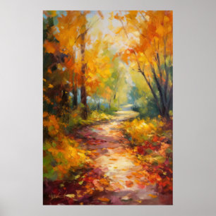 Autumn Stroll Fine Art Poster