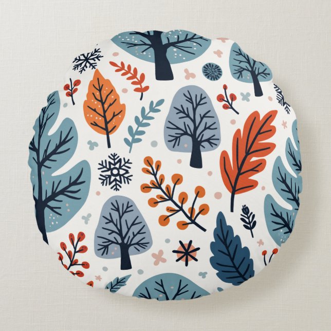 Autumn-style pillow cushion (Front)