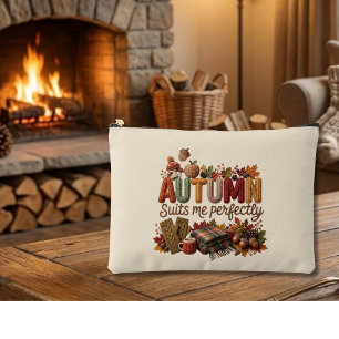 Autumn Suits Me Perfectly Yarn Art Accessory Pouch