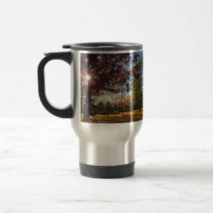 Autumn Sun and Cottages - Martha's Vineyard Travel Mug