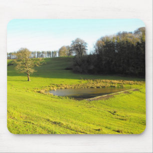 Autumn sun in Somerset Mouse Mat