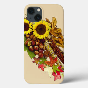 Autumn Sunflower and Corn Bouquet iPhone 13 Case