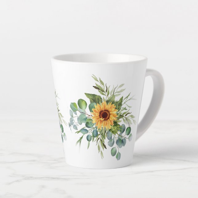 Autumn Sunflower Cosy Fall Mug (Right Angle)