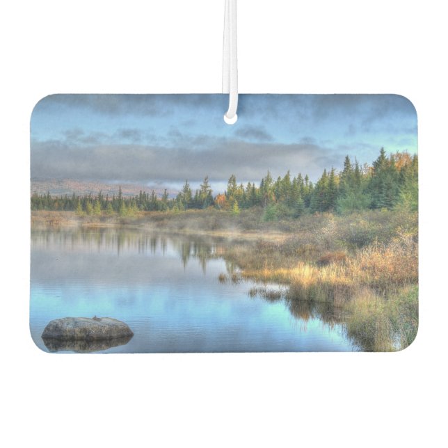 Autumn Sunrise at Moosehead Lake Maine Car Air Freshener (Front)