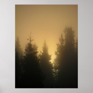 Autumn Sunrise Poster