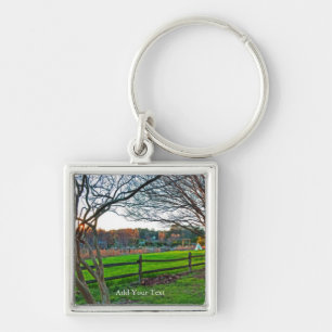 Autumn Sunset by Shirley Taylor Key Ring