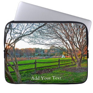 Autumn Sunset by Shirley Taylor Laptop Sleeve
