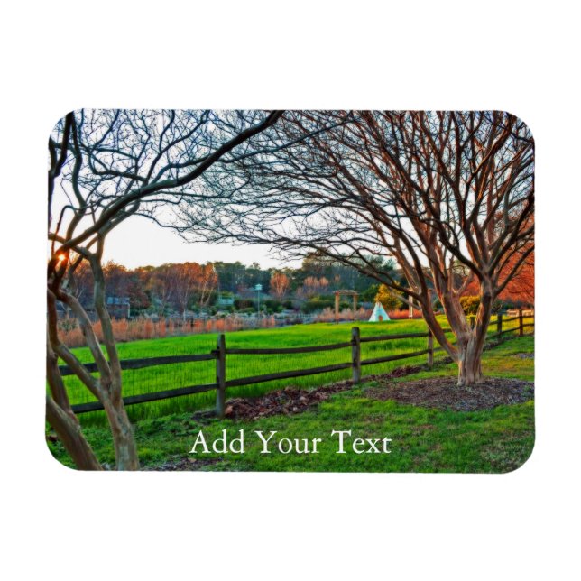 Autumn Sunset by Shirley Taylor Magnet (Horizontal)