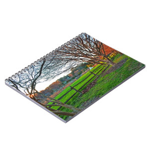 Autumn Sunset by Shirley Taylor Notebook