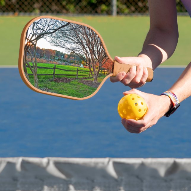 Autumn Sunset by Shirley Taylor Pickleball Paddle (Insitu)
