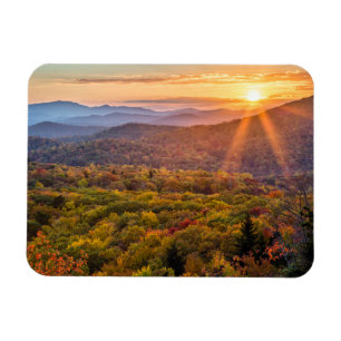 Autumn Sunset from Beacon Heights Magnet