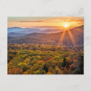 Autumn Sunset from Beacon Heights Postcard