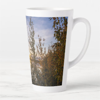 Autumn sunset latte mug