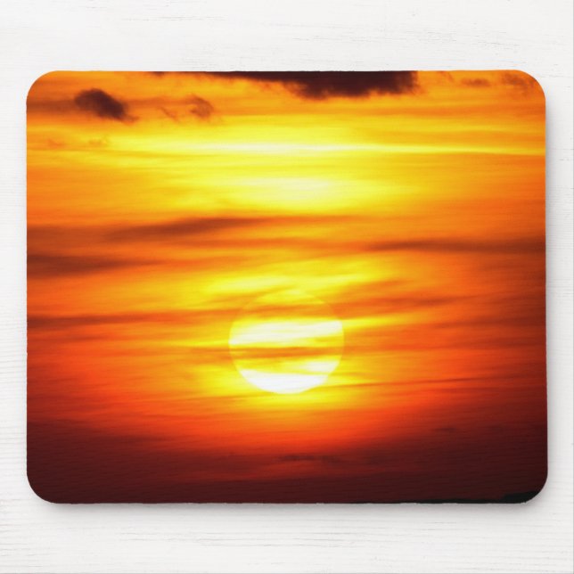 Autumn sunset mouse mat (Front)