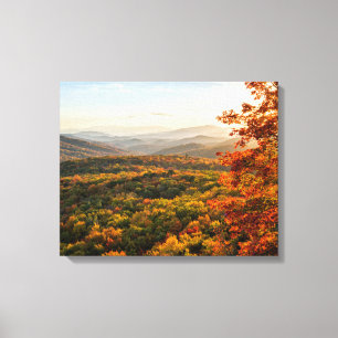 Autumn Sunset North Carolina Canvas Print