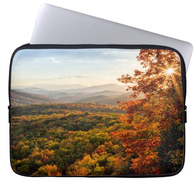 Autumn Sunset | North Carolina Laptop Sleeve (Front)