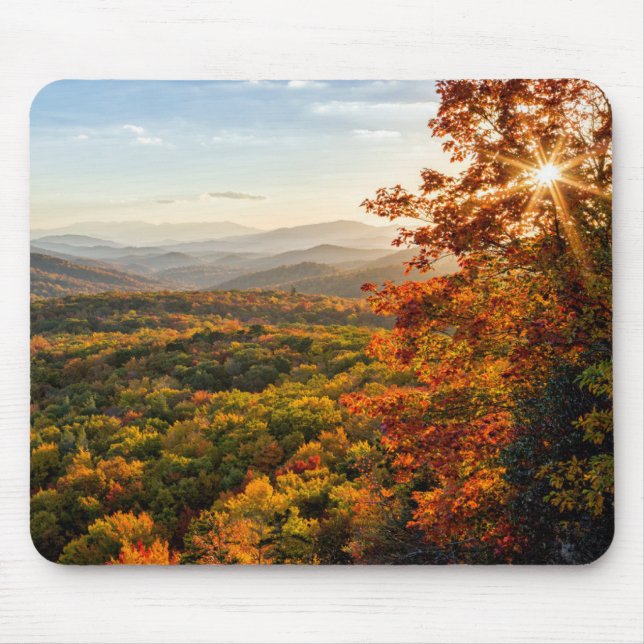 Autumn Sunset | North Carolina Mouse Mat (Front)