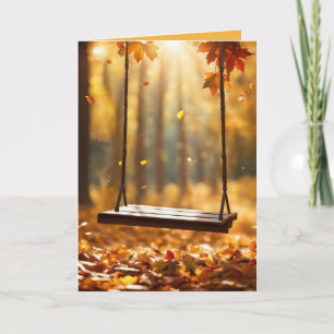 Autumn Swing Card