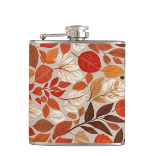 Autumn Tapestry Hip Flask