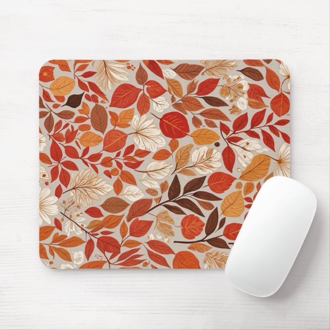 Autumn Tapestry Mouse Mat (With Mouse)