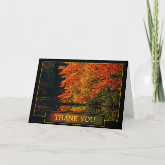 Autumn Thank You Acknowledgement Card