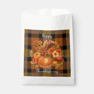 Autumn Thanksgiving Cornucopia Favour Bags