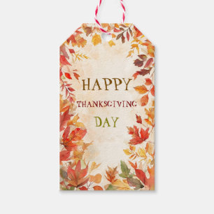 Autumn Thanksgiving Gift Tag