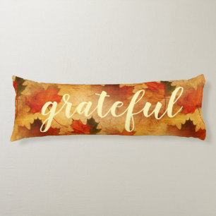 Autumn Thanksgiving Holiday Body Cushion