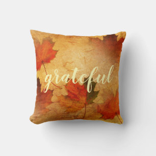 Autumn Thanksgiving Holiday Cushion