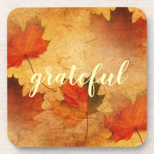 Autumn Thanksgiving Holiday Custom Coaster