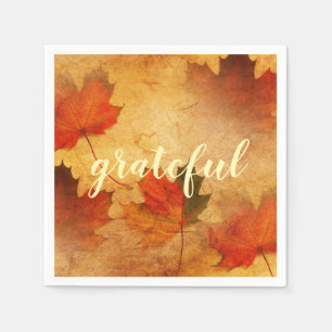 Autumn Thanksgiving Holiday Custom Napkin