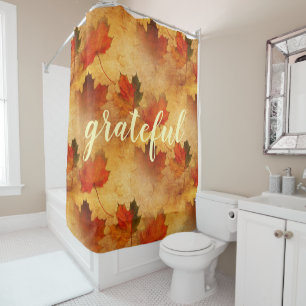 Autumn Thanksgiving Holiday Shower Curtain