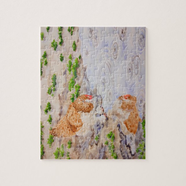 Autumn the Chicken Puzzle 8" x 10" (Vertical)