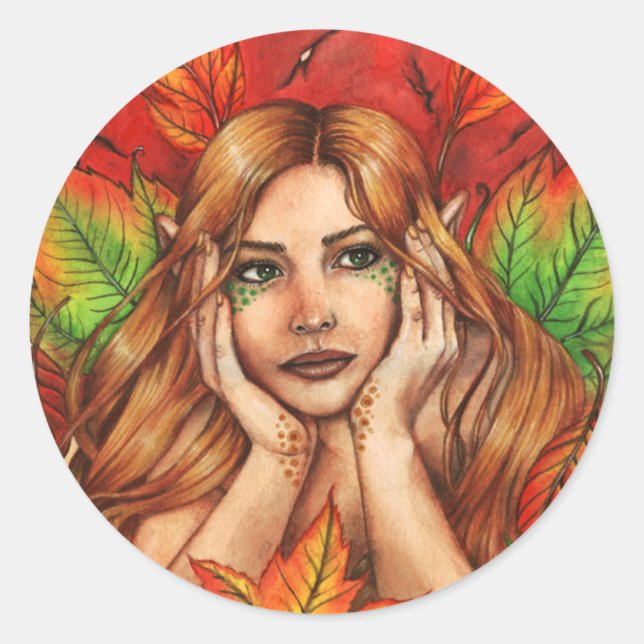 Autumn Thoughts Sticker (Front)