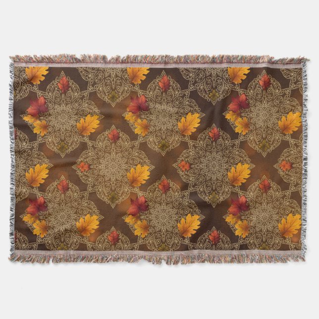 Autumn Throw Blanket (Front)