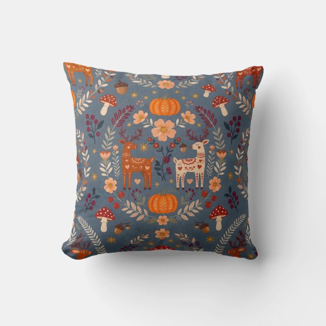 Autumn Throw Pillow (Front)