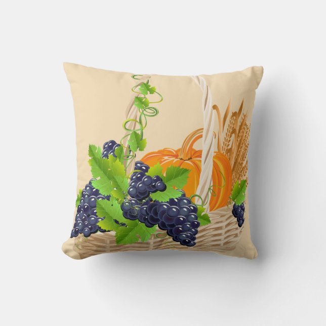 Autumn Throw Pillow (Front)