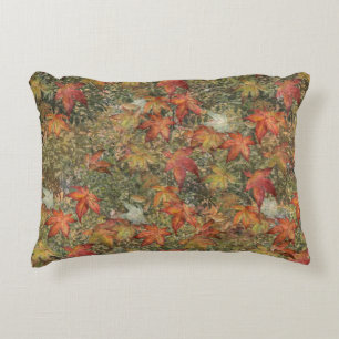 Autumn Throw Pillow Coffee Mug Flask Pillar Candle
