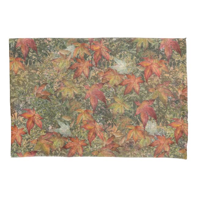 Autumn Throw Pillow Coffee Mug Flask Pillar Candle Pillowcase (Front)