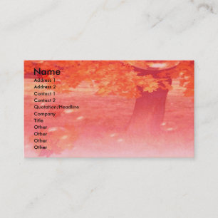 Autumn Time Business Card