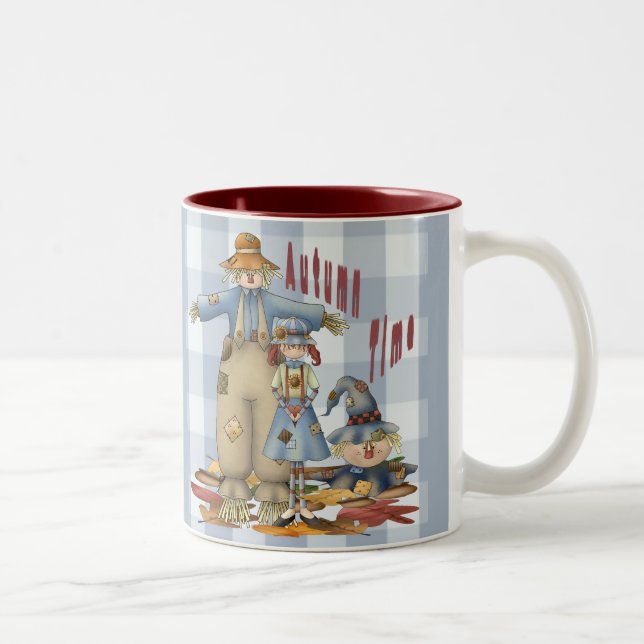 Autumn Time Two-Tone Coffee Mug (Right)