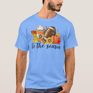 Autumn Tis The Season Leopard Pumpkin Rugby Hallow T-Shirt
