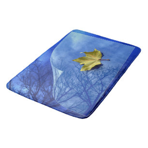 Autumn to winter bath mat