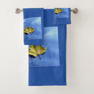 Autumn to winter bath towel set