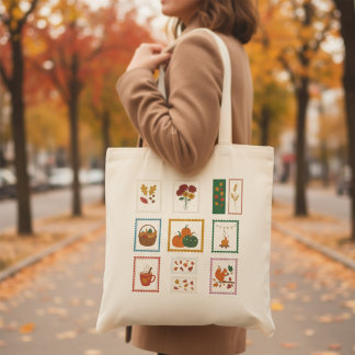 Autumn Tote Bag , fall season tote bag 