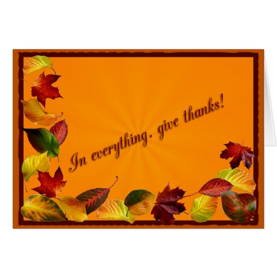 Autumn trail card