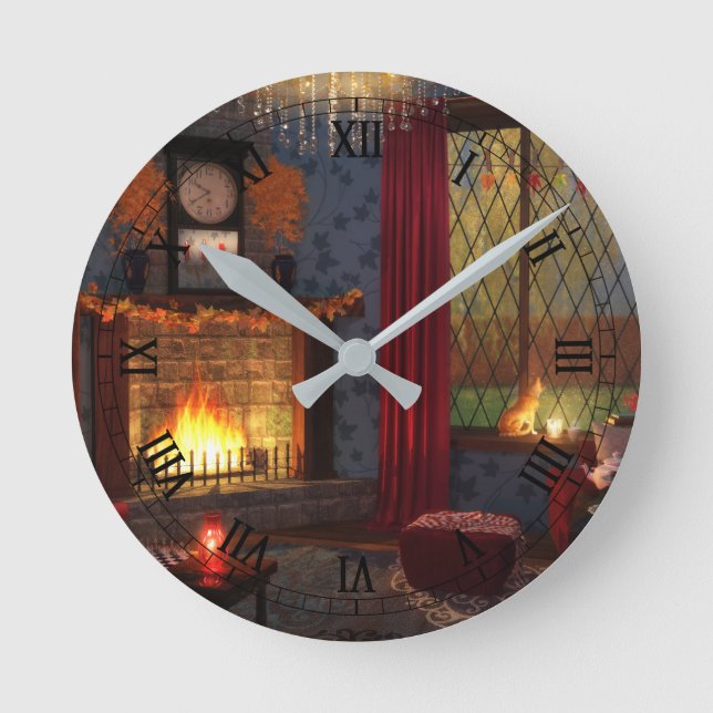 Autumn Tranquillity Clock (Front)