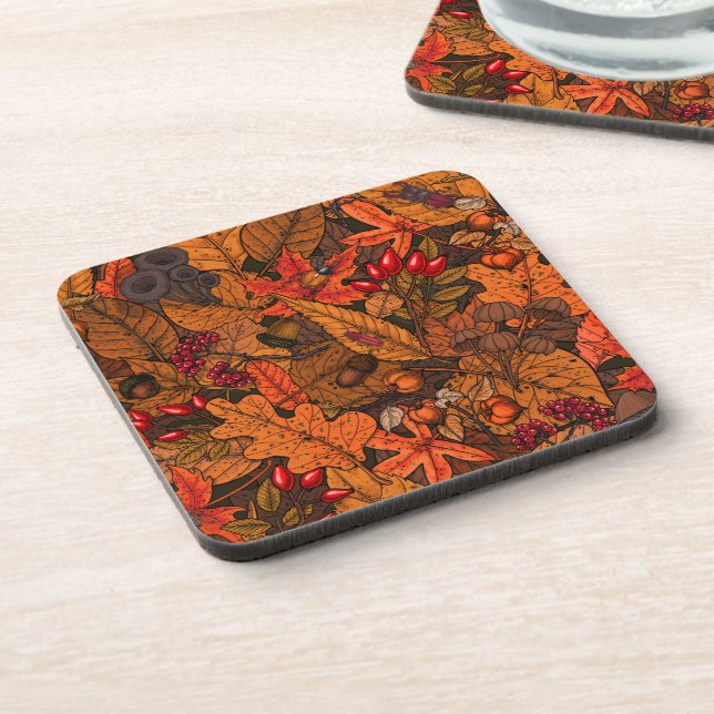 Autumn treasures coaster (Left Side)