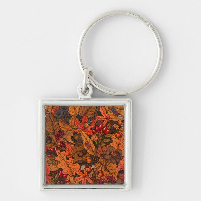 Autumn treasures key ring (Front)
