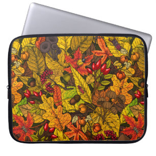 Autumn treasures laptop sleeve